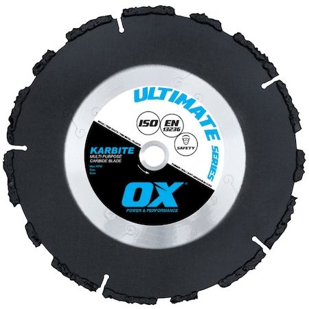 Ox Tools Ultimate Multi-Purpose Carbide Blade, Diameter: 14" / 356mm, Bore: 1" - 20mm OX-UKB-14